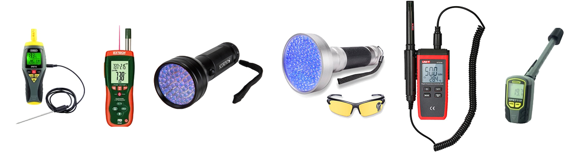 디지털 건습도계 & LED UV flashlight